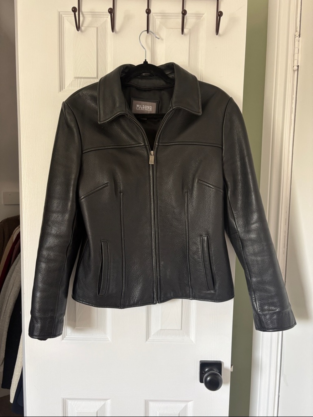 Vintage Wilson’s Black Leather Jacket - Size small